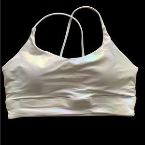 Zyia White Unicorn Luxe Bra